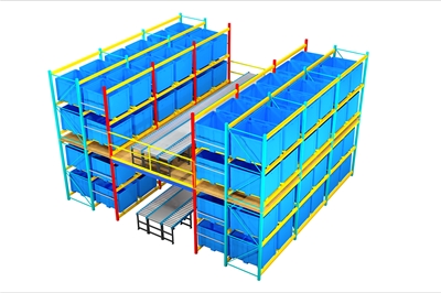 Used Pallet Flow Pick Modules